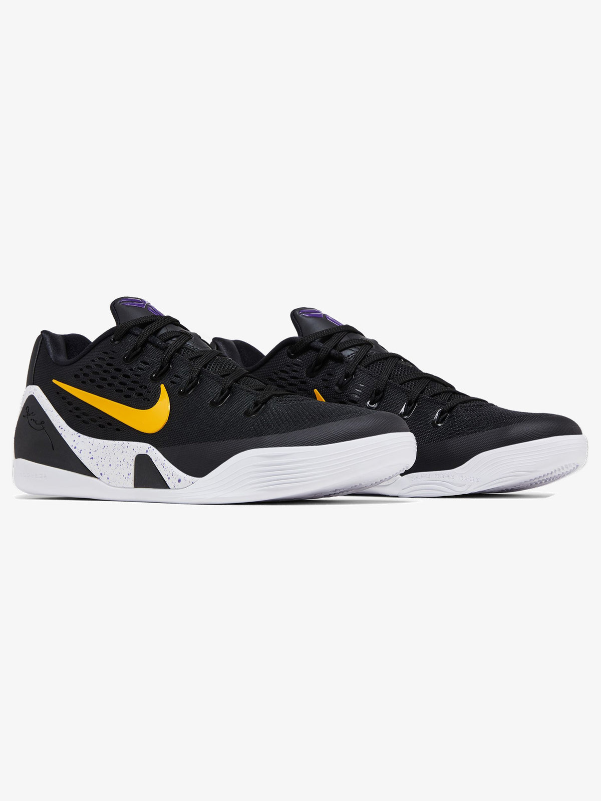 Nike Kobe 9 EM Low Protro TB 'Black University Gold' – pair