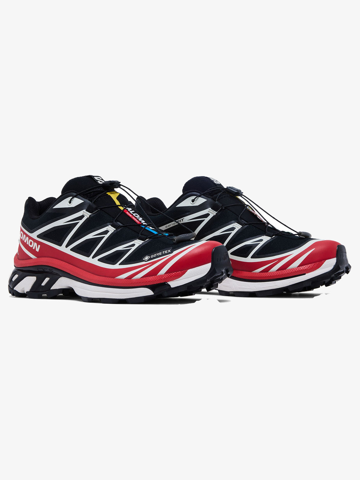 Salomon XT-6 Gore-Tex 'Black Flame Scarlet' – pair