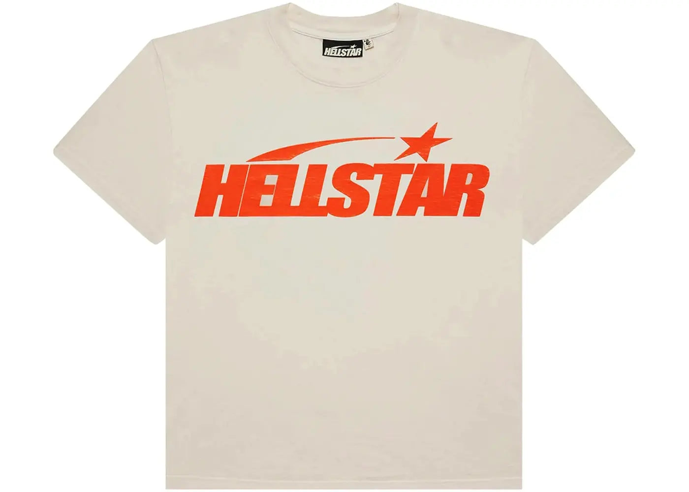 Hellstar Classic T-shirt (Regular Print) White/Orange Basement
