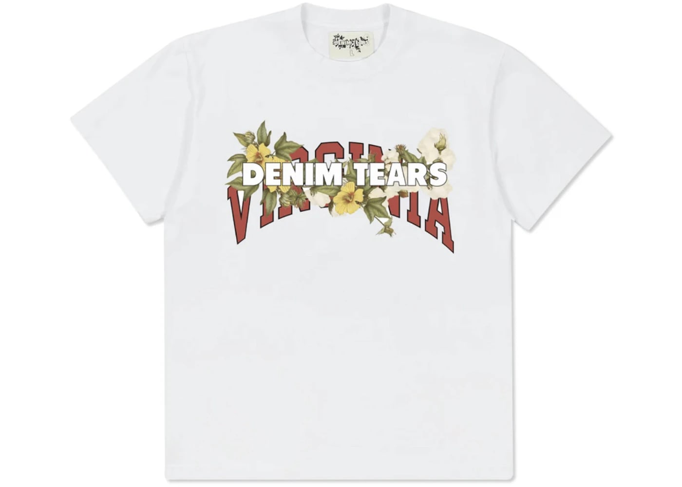 Denim Tears x Virginia Tee White Basement