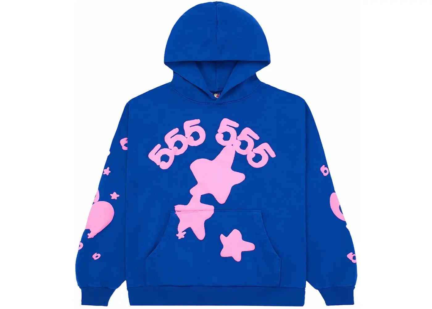 Sp5der Beluga Hoodie Blue Basement