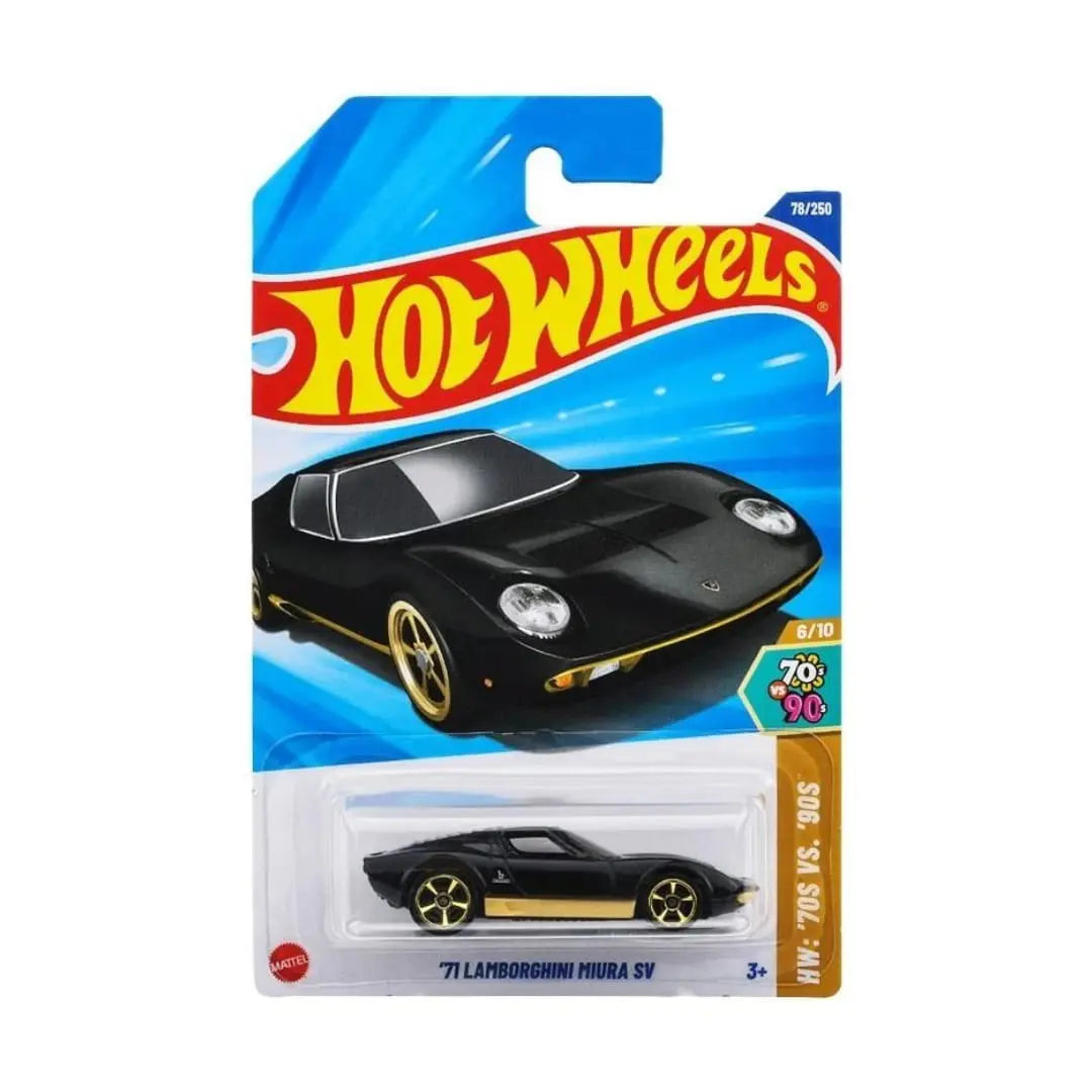HOT WHEELS - 71 LAMBORGHINI MIURA SV (2025) - HW 70s VS 90s 6/10 Basement